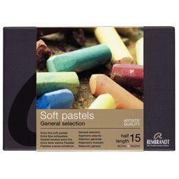 Talens Rembrandt Soft Pastel Boya Seti 15 Renk Yarım Boy - 1