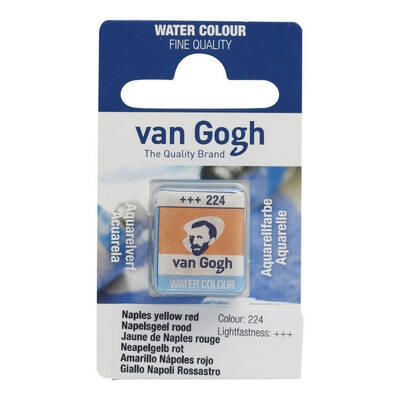 Talens Van Gogh 1/2 Tablet Sulu Boya 224 Naples Yellow Red