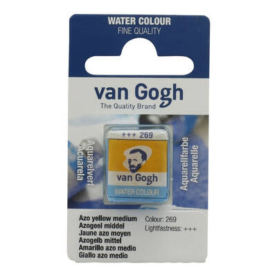 Talens Van Gogh 1/2 Tablet Sulu Boya 269 Azo Yellow Medium