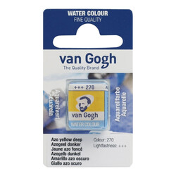Talens Van Gogh 1/2 Tablet Sulu Boya 270 Azo Yellow Deep - 1