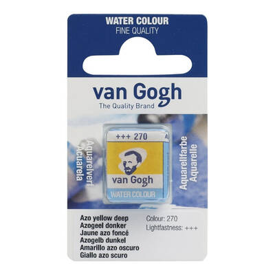 Talens Van Gogh 1/2 Tablet Sulu Boya 270 Azo Yellow Deep