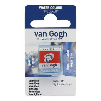 Talens Van Gogh 1/2 Tablet Sulu Boya 311 Vermilion