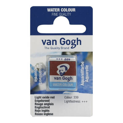 Talens Van Gogh 1/2 Tablet Sulu Boya 339 Light Oxide Red