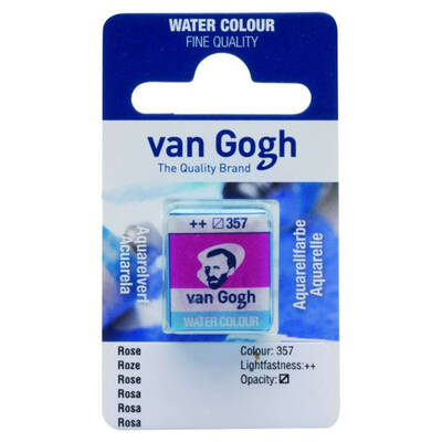 Talens Van Gogh 1/2 Tablet Sulu Boya 357 Rose