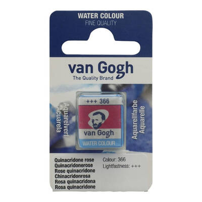 Talens Van Gogh 1/2 Tablet Sulu Boya 366 Quinacridone Rose