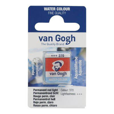 Talens Van Gogh 1/2 Tablet Sulu Boya 370 Permanent Red Light