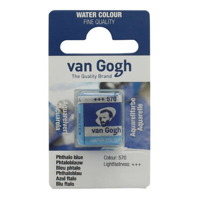 Talens Van Gogh 1/2 Tablet Sulu Boya 570 Phthalo Blue