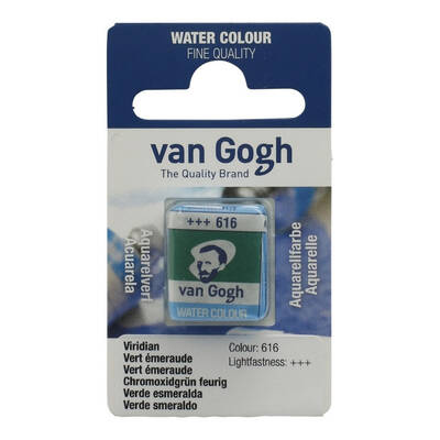 Talens Van Gogh 1/2 Tablet Sulu Boya 616 Viridian