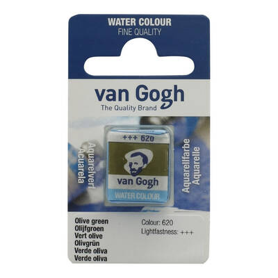 Talens Van Gogh 1/2 Tablet Sulu Boya 620 Olive Green