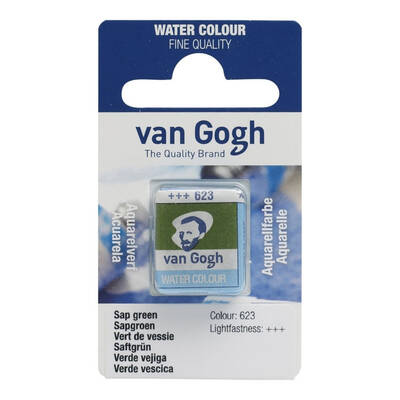 Talens Van Gogh 1/2 Tablet Sulu Boya 623 Sap Green