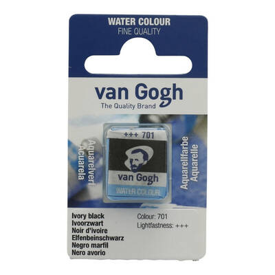 Talens Van Gogh 1/2 Tablet Sulu Boya 701 Ivory Black