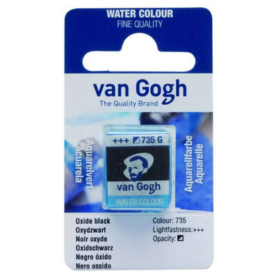 Talens Van Gogh 1/2 Tablet Sulu Boya 735 Oxide Black