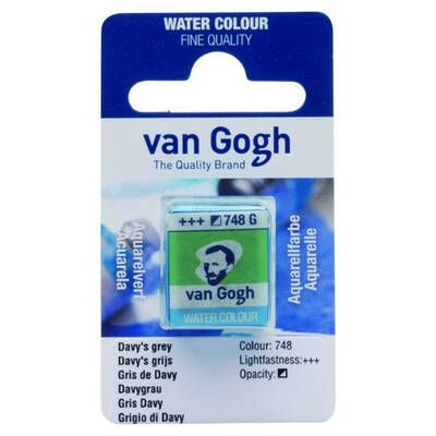 Talens Van Gogh 1/2 Tablet Sulu Boya 748 Davy's Grey