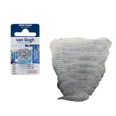 Talens Van Gogh 1/2 Tablet Sulu Boya 800 Silver