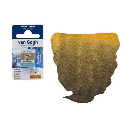 Talens Van Gogh 1/2 Tablet Sulu Boya 803 Deep Gold