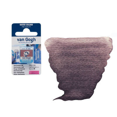 Talens Van Gogh 1/2 Tablet Sulu Boya 845 Interference Red