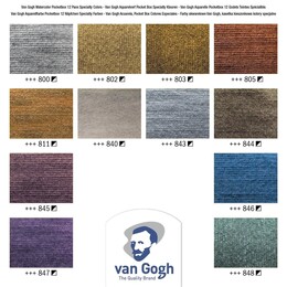 Talens Van Gogh Tablet Sulu Boya Seti 12 Renk Metallic & Interference Renkler - Thumbnail