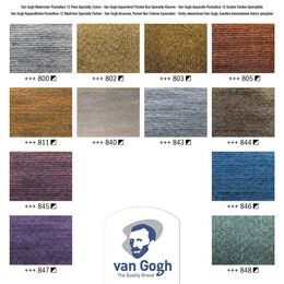 Talens Van Gogh Tablet Sulu Boya Seti 12 Renk Metallic & Interference Renkler