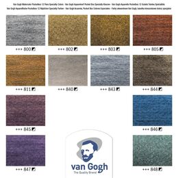 Talens Van Gogh Tablet Sulu Boya Seti 12 Renk Metallic & Interference Renkler - 3