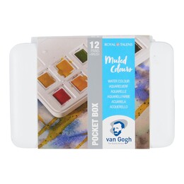 Talens Van Gogh Tablet Sulu Boya Seti 12 Renk Muted Colours - Thumbnail