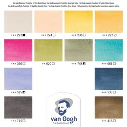 Talens Van Gogh Tablet Sulu Boya Seti 12 Renk Muted Colours