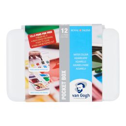 Talens Van Gogh Tablet Sulu Boya Seti 15 (12+3) Renk + 24x32 cm. 300 gr. 8 Sayfa Defter Hediyeli