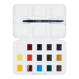 Talens Van Gogh Tablet Sulu Boya Seti 15 (12+3) Renk + 24x32 cm. 300 gr. 8 Sayfa Defter Hediyeli - 3