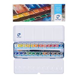 Talens Van Gogh 1/2 Tablet Sulu Boya Seti 24 Renk Metal Kutu - 1