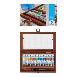 Talens Van Gogh Tüp Sulu Boya Seti 12 Renk x 10 ml. Ahşap Kutu - 1