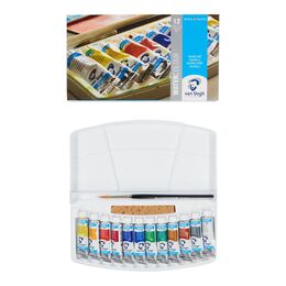 Talens Van Gogh Tüp Sulu Boya Seti 12 Renk x 10 ml. Plastik Kutu - 1