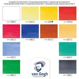 Talens Van Gogh Tüp Sulu Boya Seti 12 Renk x 10 ml. Plastik Kutu