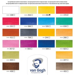 Talens Van Gogh Tüp Sulu Boya Seti 20 Renk x 10 ml. Karton Kutu - Thumbnail