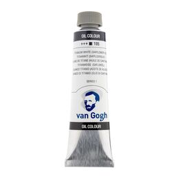 Talens Van Gogh Yağlı Boya 40 ml. 105 Titanium White - 1
