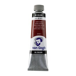 Talens Van Gogh Yağlı Boya 40 ml. 411 Burnt Sienna - 1