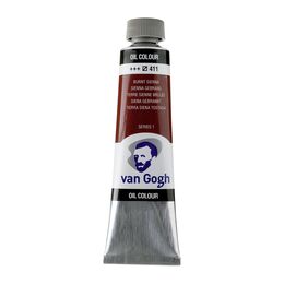 Talens Van Gogh Yağlı Boya 40 ml. 411 Burnt Sienna - 1