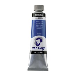 Talens Van Gogh Yağlı Boya 40 ml. 570 Phthalo Blue - 1
