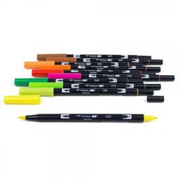 Tombow Dual Brush Pen Fırça Uçlu Kalem Seti 10 RENK CITRUS COLOURS - 2