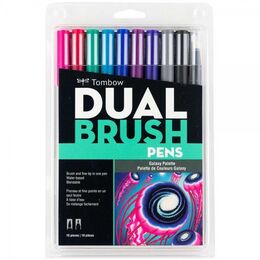 Tombow Dual Brush Pen Fırça Uçlu Kalem Seti 10 RENK GALAXY COLOURS - 1