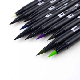 Tombow Dual Brush Pen Fırça Uçlu Kalem Seti 10 RENK LANDSCAPE COLOURS - Thumbnail