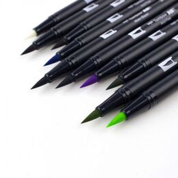 Tombow Dual Brush Pen Fırça Uçlu Kalem Seti 10 RENK LANDSCAPE COLOURS - 3