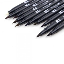 Tombow Dual Brush Pen Fırça Uçlu Kalem Seti 10 RENK MUTED COLOURS - 4