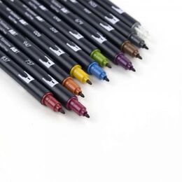 Tombow Dual Brush Pen Fırça Uçlu Kalem Seti 10 RENK MUTED COLOURS - 5