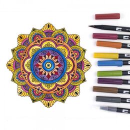 Tombow Dual Brush Pen Fırça Uçlu Kalem Seti 10 RENK MUTED COLOURS - 6
