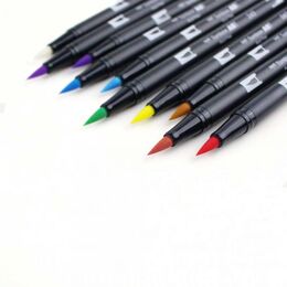 Tombow Dual Brush Pen Fırça Uçlu Kalem Seti 10 RENK PASTEL COLOURS - 4