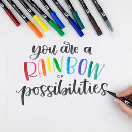 Tombow Dual Brush Pen Fırça Uçlu Kalem Seti 10 RENK PRIMARY COLOURS - 5