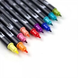 Tombow Dual Brush Pen Fırça Uçlu Kalem Seti 10 RENK RETRO COLOURS - 4