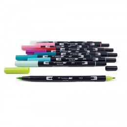 Tombow Dual Brush Pen Fırça Uçlu Kalem Seti 10 RENK TROPICAL COLOURS - Thumbnail