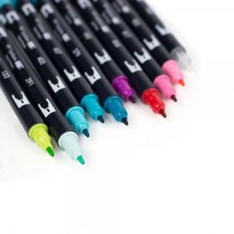 Tombow Dual Brush Pen Fırça Uçlu Kalem Seti 10 RENK TROPICAL COLOURS - 5