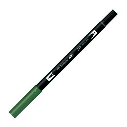 Tombow Dual Brush Pen Grafik Çizim Kalemi 249 Hunter Green