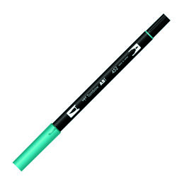 Tombow Dual Brush Pen Grafik Çizim Kalemi 452 Process Blue